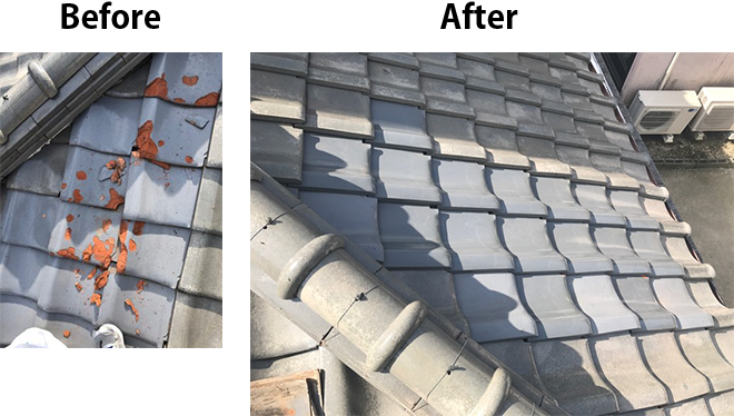 豊中市内の屋根工事・雨漏り修理 11事例