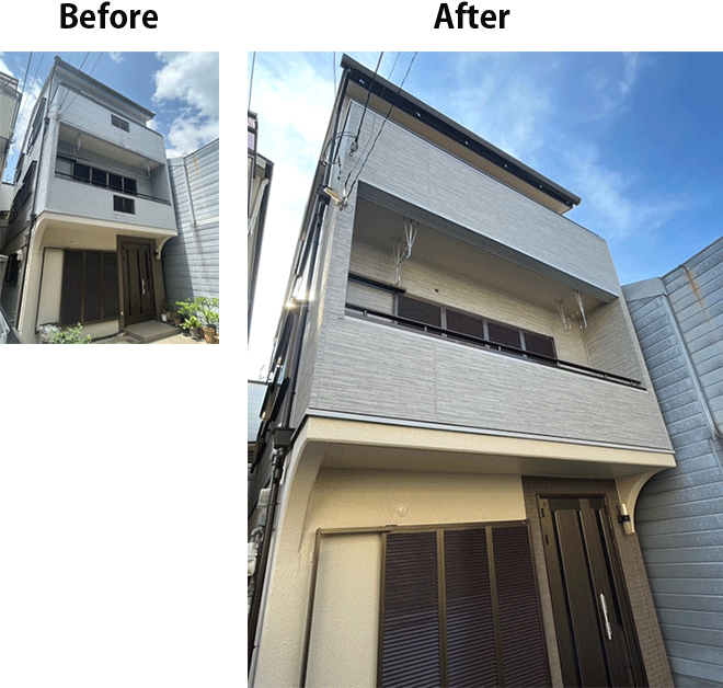 大阪市旭区の屋根工事・外壁工事・外装リフォームはゼファン!大阪市旭区内の工事事例もご紹介