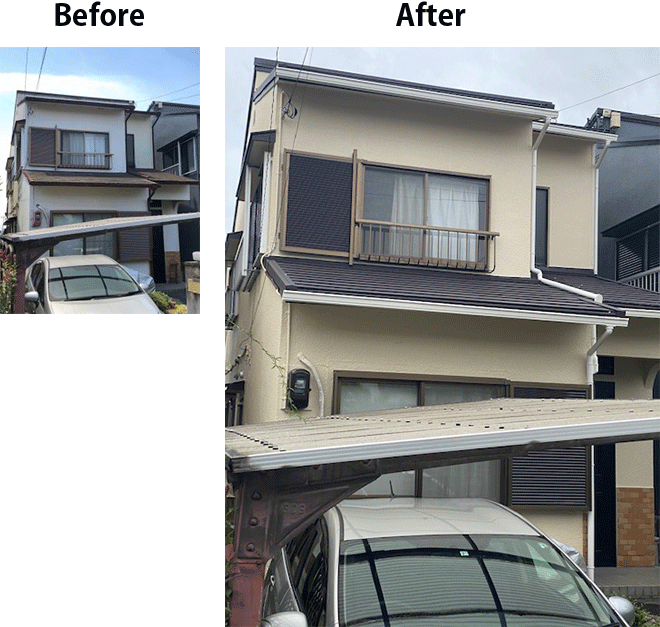 京都市伏見区の屋根工事・外壁工事・外装リフォームはゼファン!京都市伏見区内の工事事例もご紹介